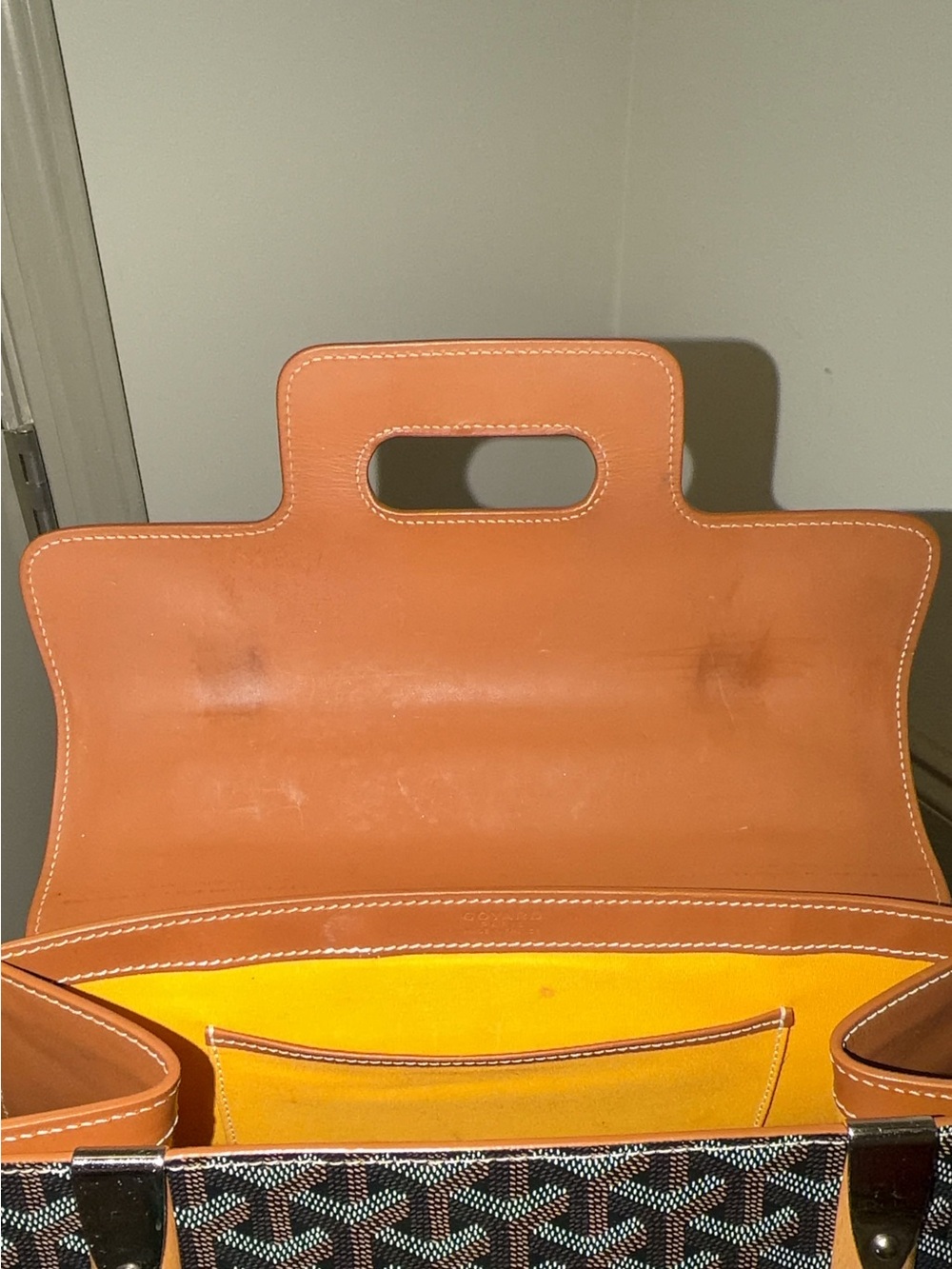 Goyard Saigon MM in Brown Black Tan 2020 - Picture 11 of 17
